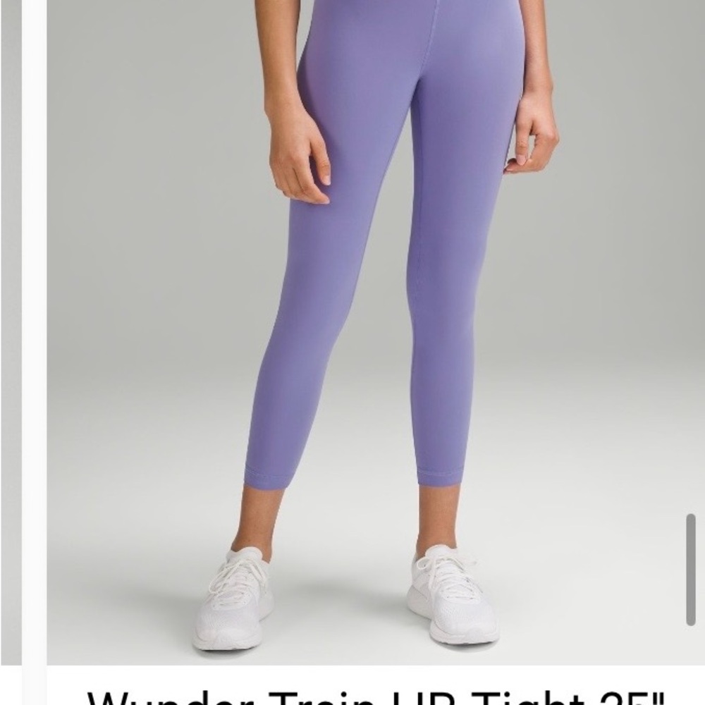 Lululemon Wunder Train leggings Dark Lavender ‘25